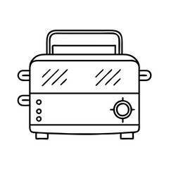 toaster icon, toaster vector illustration-simple illustration of toaster, perfect for toaster logos and icons