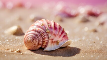 Close-up of a spiral pattern resembling pink velvet fabric with glittering