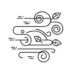 wind icon icon, wind icon vector illustration-simple illustration of wind icon, perfect for wind icon logos and icons