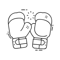 boxing gloves icon, boxing gloves vector illustration-simple illustration of boxing gloves, perfect for boxing gloves logos and icons