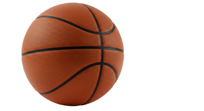 Isolated Basketball Ball