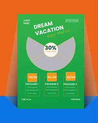 Travel flyer design 001