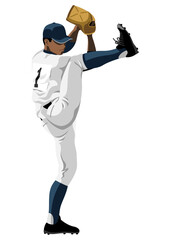 高校野球のピッチャー