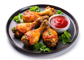 Fototapeta premium grilled chicken legs