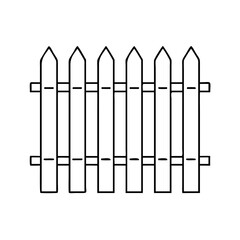 fence icon, fence vector illustration-simple illustration of fence, perfect for fence logos and icons