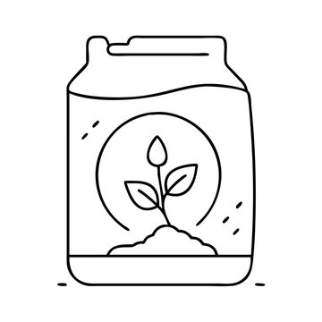 recommend clip art: fertilizer bag icon, fertilizer bag vector illustration-simple illustration of fertilizer bag, perfect for fertilizer bag logos and icons