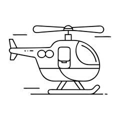 helicopter icon, helicopter vector illustration-simple illustration of helicopter, perfect for helicopter logos and icons