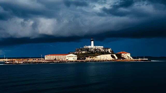 Video of Alcatraz prison.