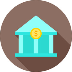 Financial Office icon vector image. Suitable for mobile apps, web apps and print media.