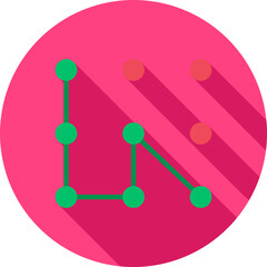 Pattern Lock icon vector image. Suitable for mobile apps, web apps and print media.