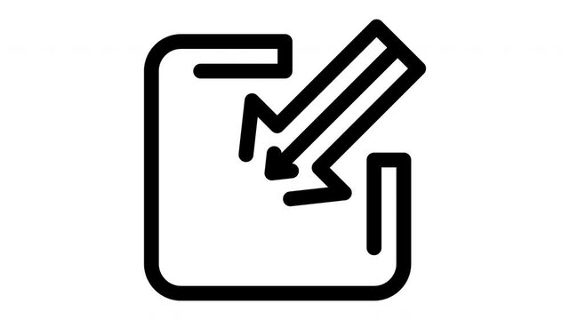 minimize animated icon
