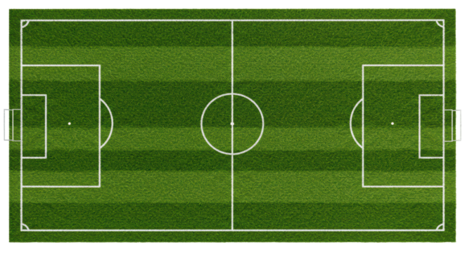 Isolated Soccer Field