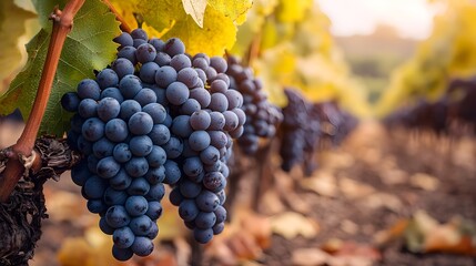 Fototapeta premium Colorful Grapes Close-up