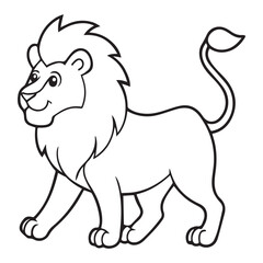 coloring page lion