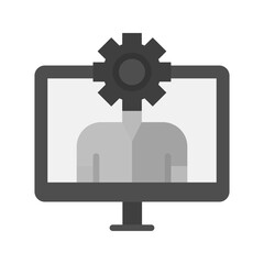 Intelligence icon vector image. Suitable for mobile apps, web apps and print media.