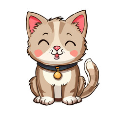 A cute cat, vector, illustrator 