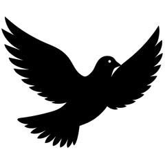 vector illustration of a dove
