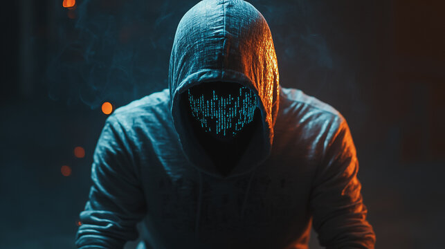 Hacker are planning to hack and attack networks and cyber security systems.abstract innovative cyber security network, using interconnected nodes to represent business partnerships on the Smart ciyt