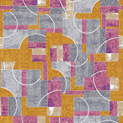 geomatics multicoloured pattern