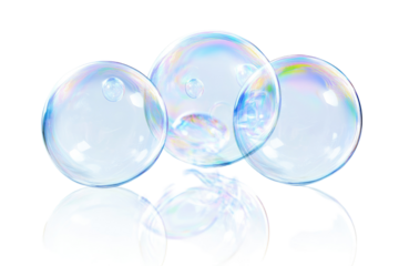 Transparent Soap Bubbles