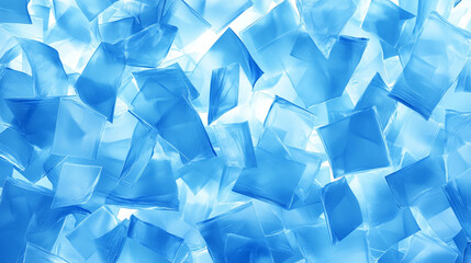 Obraz premium Colorful ice cubes background abstract concept graphic design close-up view creative visuals