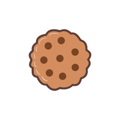 vector graphics of delicious chocolate biscuits