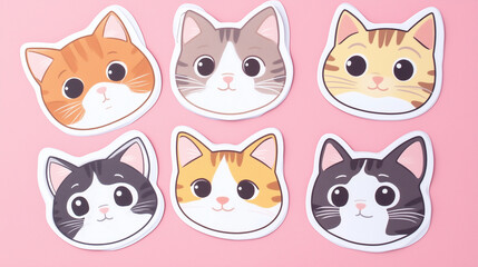 Fototapeta premium set of funny animals