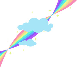 Cute Rainbow Corner Decoration