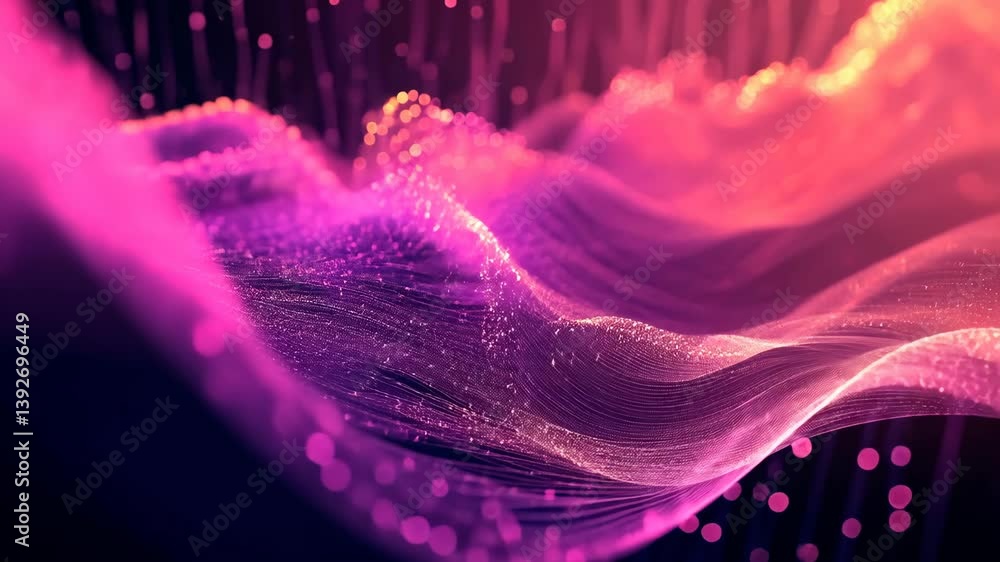 Poster business and big data visualization. abstract technology background. connection structure.