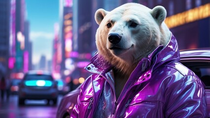 Cyberpunk Skater in the Glow