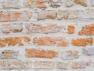 Closeup of old stone wall texture background