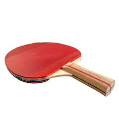 Table tennis racket isolated on transparent background