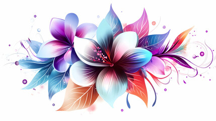Obraz premium floral design for drawing illustration