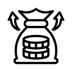 investment line icon