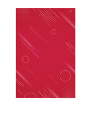 Red Gradient Abstract Background with Modern Geometric Lines