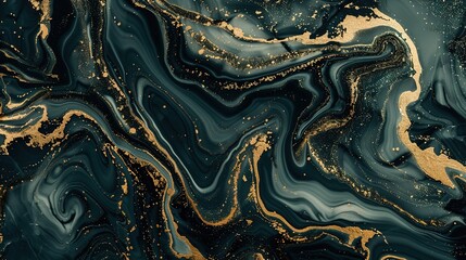 Luxurious Marble Texture with Golden Veins: The Ultimate Presentation of Luxury! The picture focuses on the delicate texture of marble. Against a warm base color, golden veins wind through, like flowi