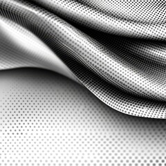 Obraz premium A smooth, textured fabric with a gradient pattern of small dots, creating a monochromatic visual effect.