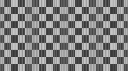 Obraz premium Texture background with two color | Square shape box with pattern line | Modern vector template for fabric, decoration, corporate, textile, cover | Elegant creative design with black-white color