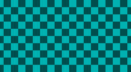 Texture background with two color | Square shape box with pattern line | Modern vector template for fabric, decoration, corporate, textile, cover | Elegant creative design with black-cyan color