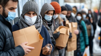 Food bank lines grow during inflation crisis