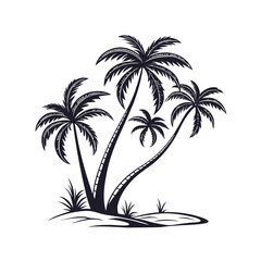 Fototapeta premium Bird of Paradise Silhouette Elegant Tropical Flower Design. 