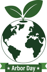 Arbor Day Celebration Vector Illustration