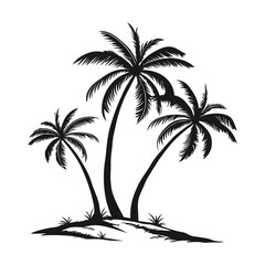 Bird of Paradise Silhouette  Elegant Tropical Flower Design.
