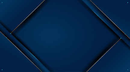 Creative gradient background design | Abstract background with line, neon pattern, circular shape for banner, decoration, futuristic, frame, corporate | Presentation background with dark-blue color