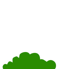 Obraz premium green bush illustration