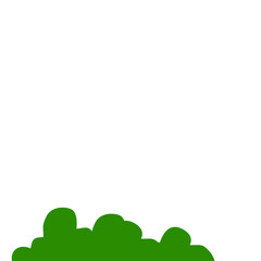 green bush illustration