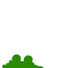 green bush illustration