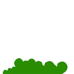 green bush illustration