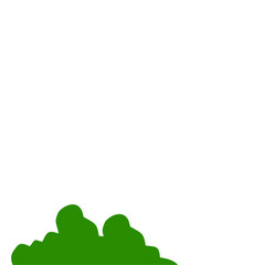 Obraz premium green bush illustration