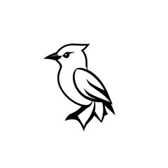 Obraz premium vector illustration of a bird